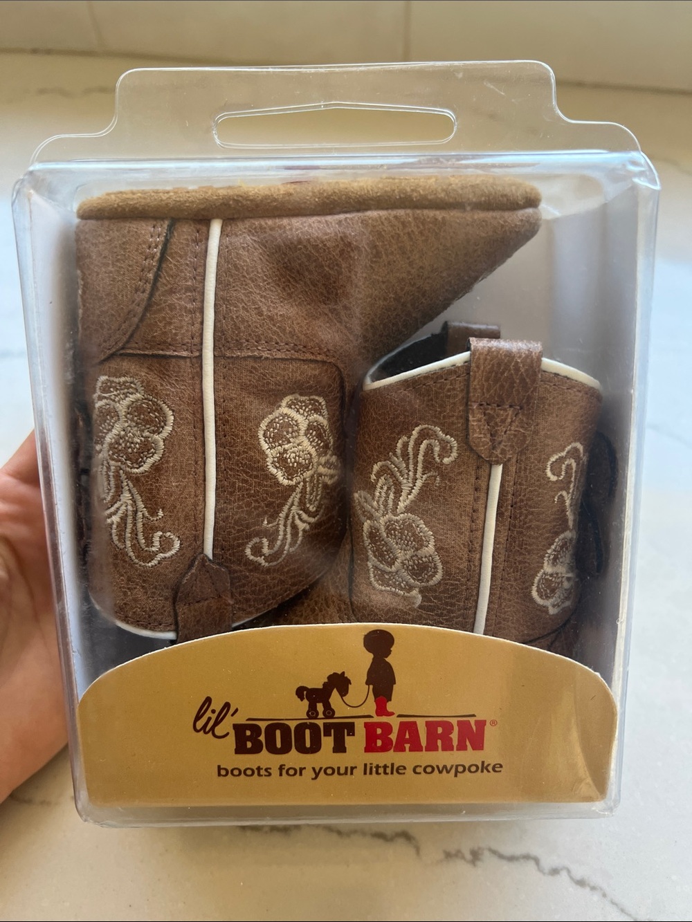 Lil' Boot Barn Brown Baby Cowpoke Boots